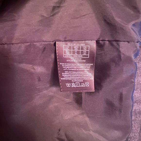 Men’s Guess tab collar jacket/sport coat XL charcoal gray - Picture 5 of 10